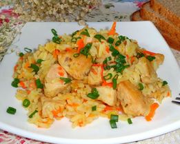 Плов из индейки