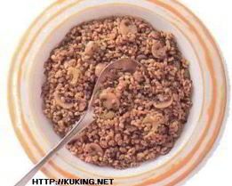 Плов из ячменя с грибами