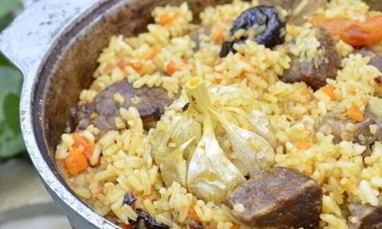 Рецепт плова на костре со свининой