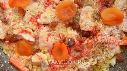 плов по-азербайджански с курицей