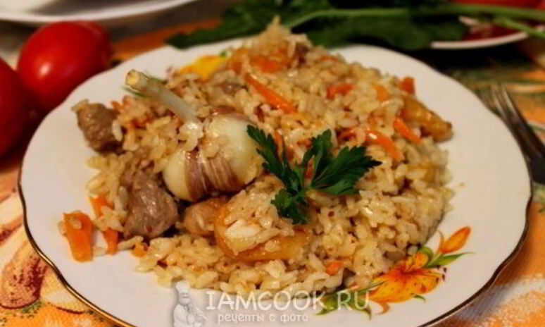 Рецепт плова по-казахски