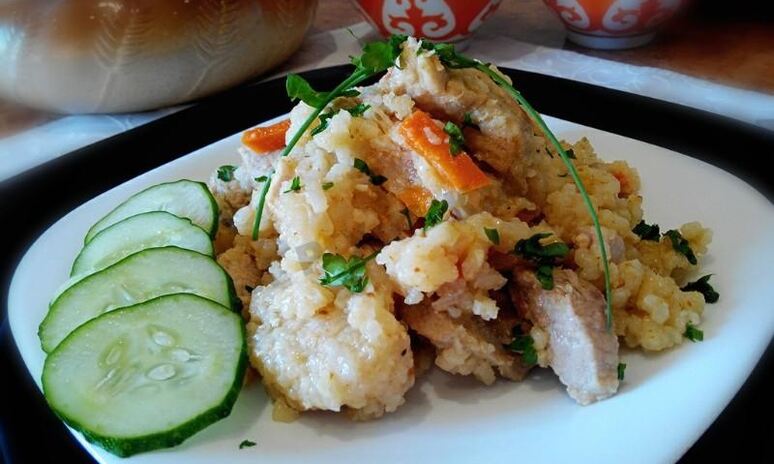 Рецепт плова с говядиной в мультиварке