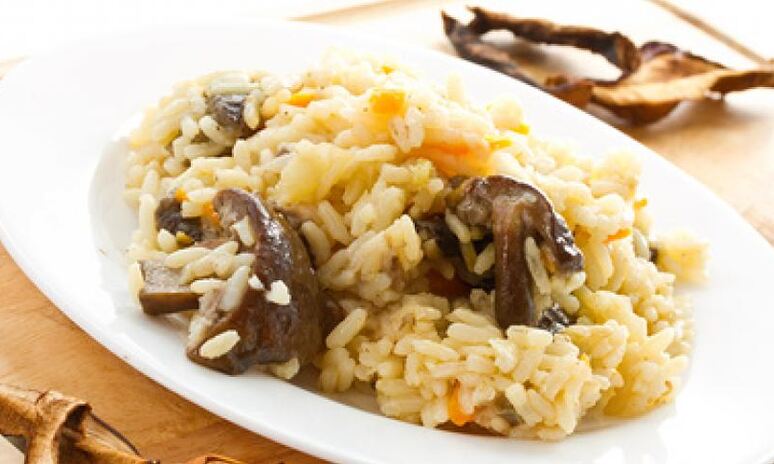 Рецепт плова с грибами