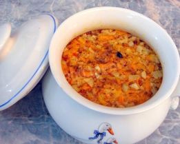 Плов с куриной грудкой в горшочке