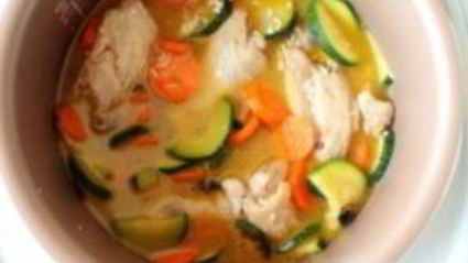 плов с курицей и кабачками