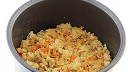 плов с курицей в мультиварке