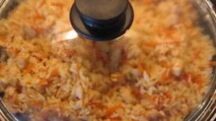 плов с курицей