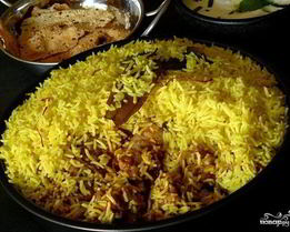 Плов с шафраном