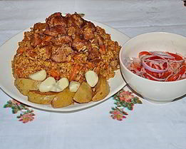 Плов узбекский из говядины