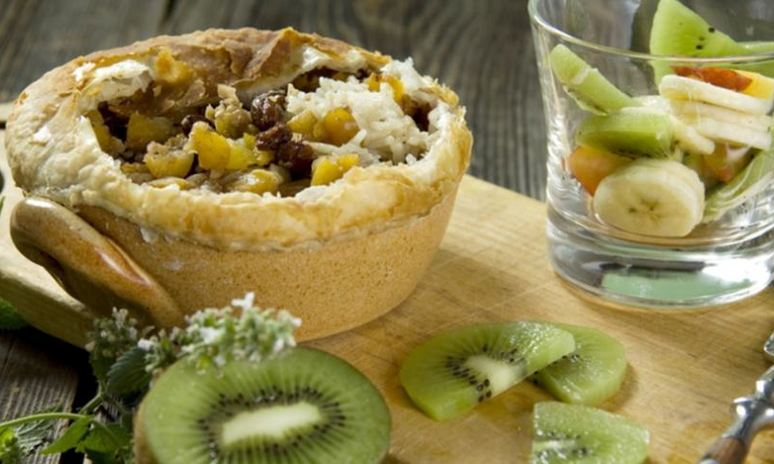 Рецепт сладкого плова с сухофруктами и орехами