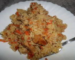 Вкуснейший домашний плов со свининой