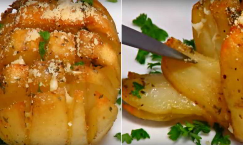 Рецепт праздничного гарнира из картофеля