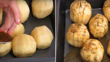 праздничный гарнир из картофеля