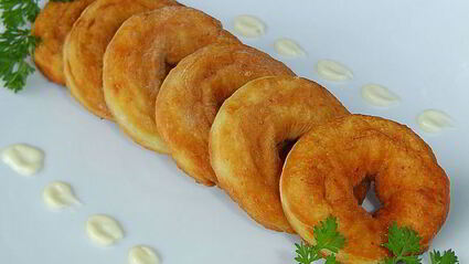 праздничный картофельный гарнир крученики