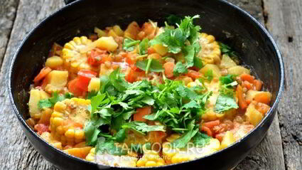 аргентинское рагу в тыкве