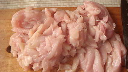 фрикасе из курицы с овощами