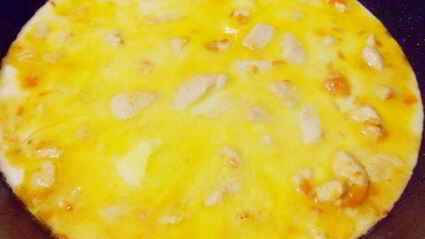 фрикасе из курицы с рисовым медвежонком