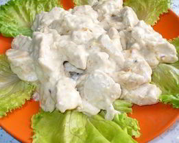 Фрикасе из курицы с сыром