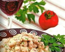 Фрикасе из телячьих почек