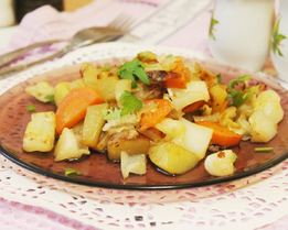 Картошка капуста морковь лук рагу