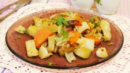 картошка капуста морковь лук рагу