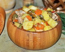 Куриное рагу с овощами