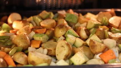 овощное рагу — постное блюдо