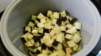 овощное рагу с баклажанами в мультиварке