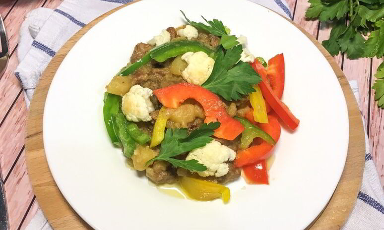 Рецепт овощного рагу с говядиной