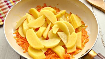 овощное рагу с картофелем и грибами