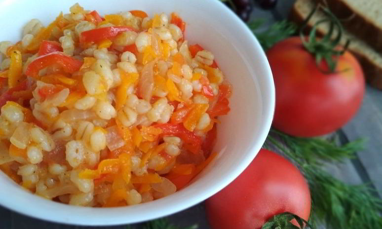 Рецепт овощного рагу с перловой крупой