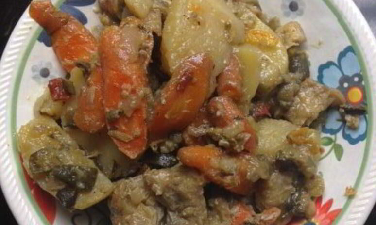 Рецепт овощного рагу с рыбой