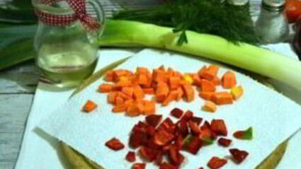 овощное рагу со свининой в духовке