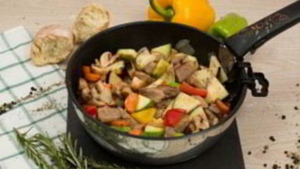 овощное рагу со свининой