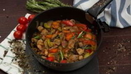 овощное рагу со свининой