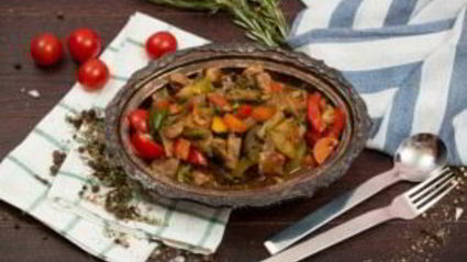 овощное рагу со свининой