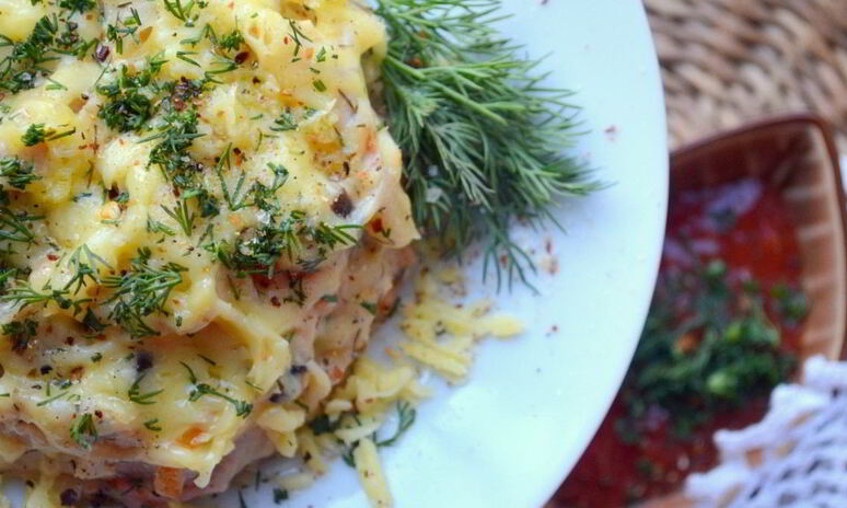 Рецепт овощного рагу в йогурте