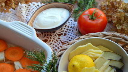 овощное рагу в йогурте