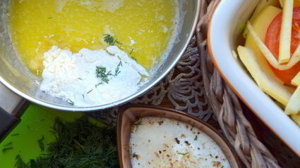 овощное рагу в йогурте