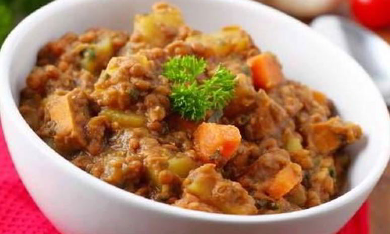 Рецепт пряного рагу из чечевицы