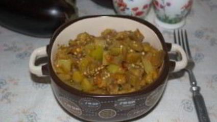 рагу из баклажанов и помидоров