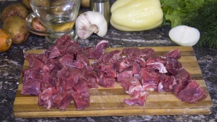 рагу из говядины овощное с картофелем