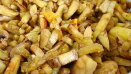 рагу из кабачков с грибами