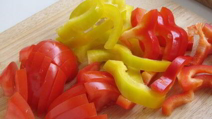 рагу из куриных сердечек в мексиканском стиле