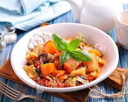 Рагу из тыквы с овощами