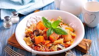 Рагу из тыквы с овощами