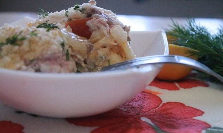 Рецепт рагу рыбного из духовки