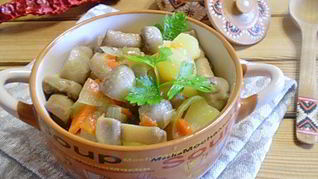 Рагу с грибами