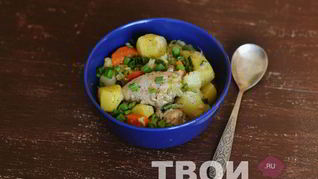 Рагу с курицей