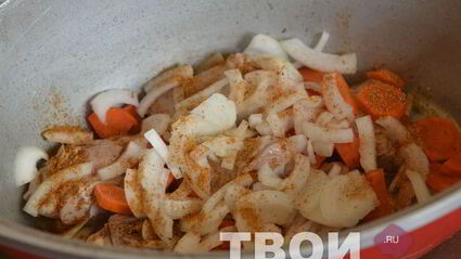 рагу с курицей